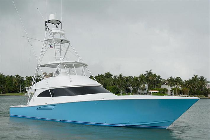 Featured Yacht For Sale : Crazy Blue – 2015 62′ Viking Yachts Convertible